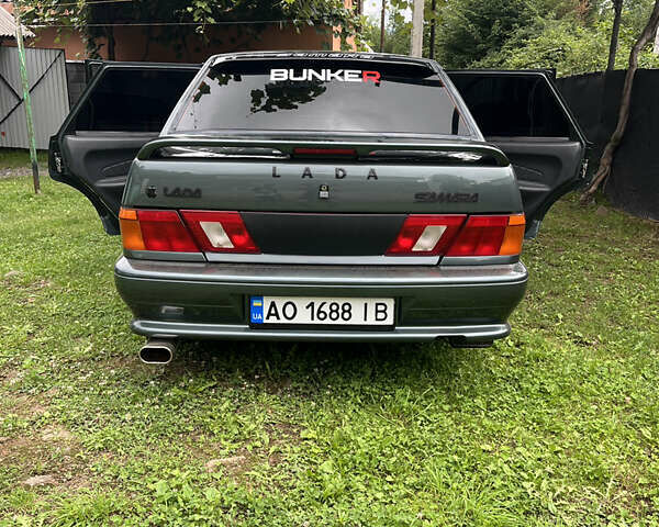 Зеленый ВАЗ 2115 Самара, объемом двигателя 1.6 л и пробегом 147 тыс. км за 2800 $, фото 3 на Automoto.ua