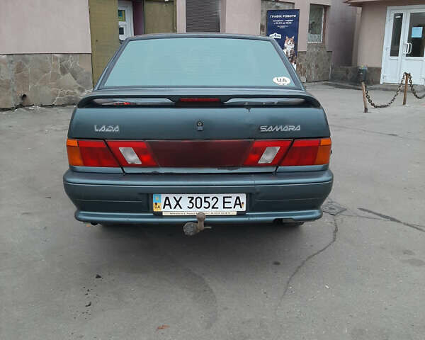 Зелений ВАЗ 2115 Самара, об'ємом двигуна 1.6 л та пробігом 250 тис. км за 2400 $, фото 4 на Automoto.ua