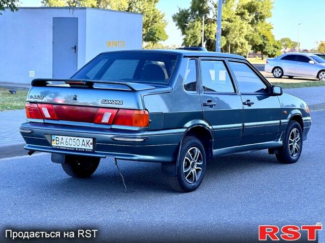 Зеленый ВАЗ 2115 Самара, объемом двигателя 1.6 л и пробегом 182 тыс. км за 1800 $, фото 3 на Automoto.ua