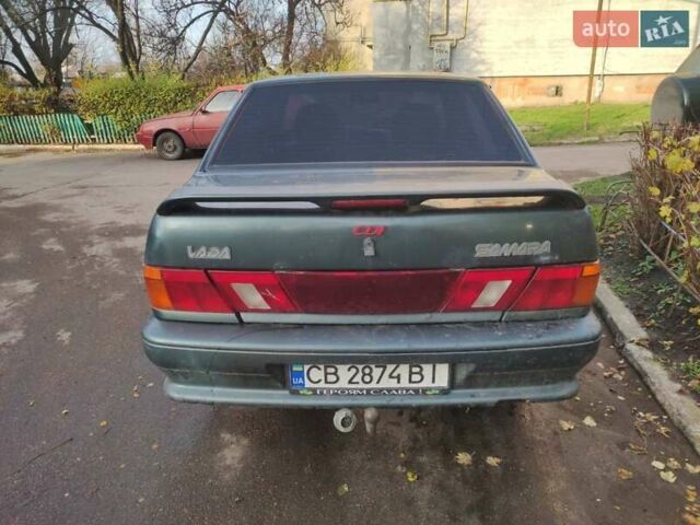Зелений ВАЗ 2115 Самара, об'ємом двигуна 1.6 л та пробігом 150 тис. км за 1500 $, фото 3 на Automoto.ua