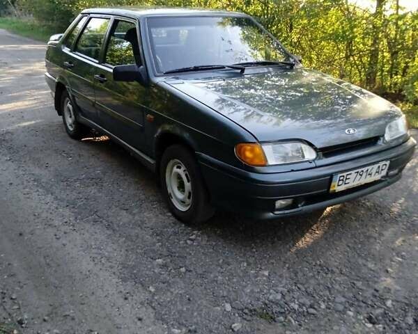 Зелений ВАЗ 2115 Самара, об'ємом двигуна 1.6 л та пробігом 145 тис. км за 2500 $, фото 3 на Automoto.ua