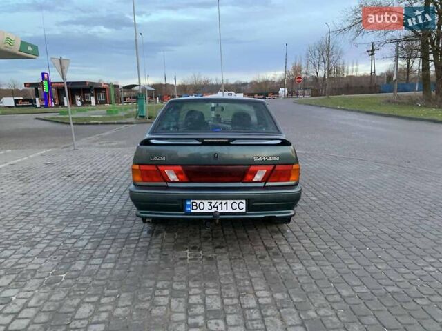 Зелений ВАЗ 2115 Самара, об'ємом двигуна 1.6 л та пробігом 92 тис. км за 3150 $, фото 9 на Automoto.ua