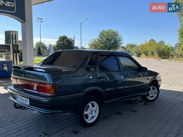 Зеленый ВАЗ 2115 Самара, объемом двигателя 1.6 л и пробегом 150 тыс. км за 2300 $, фото 10 на Automoto.ua
