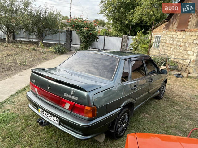 Зеленый ВАЗ 2115 Самара, объемом двигателя 1.6 л и пробегом 140 тыс. км за 2499 $, фото 3 на Automoto.ua