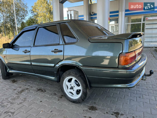 Зеленый ВАЗ 2115 Самара, объемом двигателя 1.6 л и пробегом 150 тыс. км за 2300 $, фото 5 на Automoto.ua