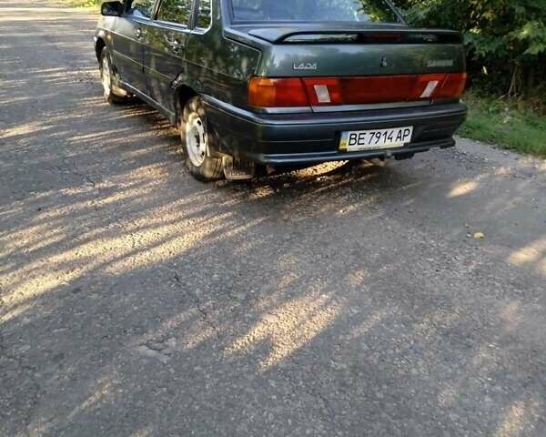 Зелений ВАЗ 2115 Самара, об'ємом двигуна 1.6 л та пробігом 145 тис. км за 2500 $, фото 1 на Automoto.ua