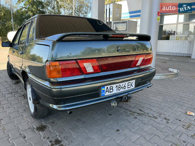 Зеленый ВАЗ 2115 Самара, объемом двигателя 1.6 л и пробегом 150 тыс. км за 2300 $, фото 7 на Automoto.ua