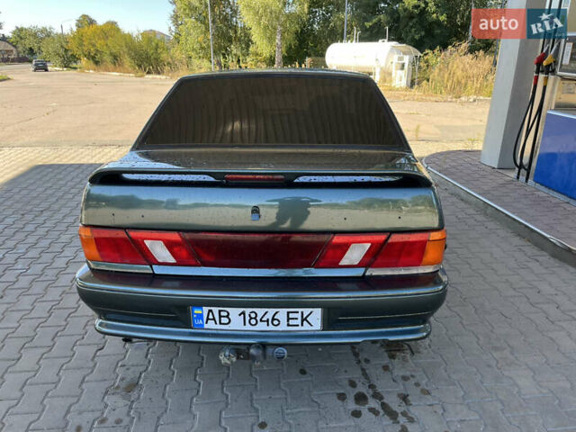 Зеленый ВАЗ 2115 Самара, объемом двигателя 1.6 л и пробегом 150 тыс. км за 2300 $, фото 8 на Automoto.ua