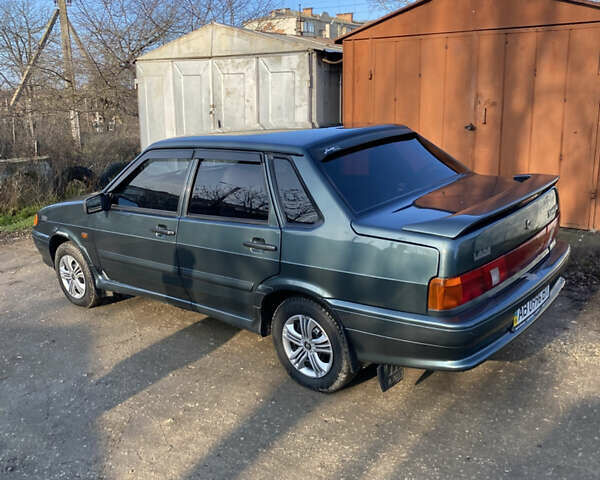 Зеленый ВАЗ 2115 Самара, объемом двигателя 1.6 л и пробегом 76 тыс. км за 3600 $, фото 1 на Automoto.ua