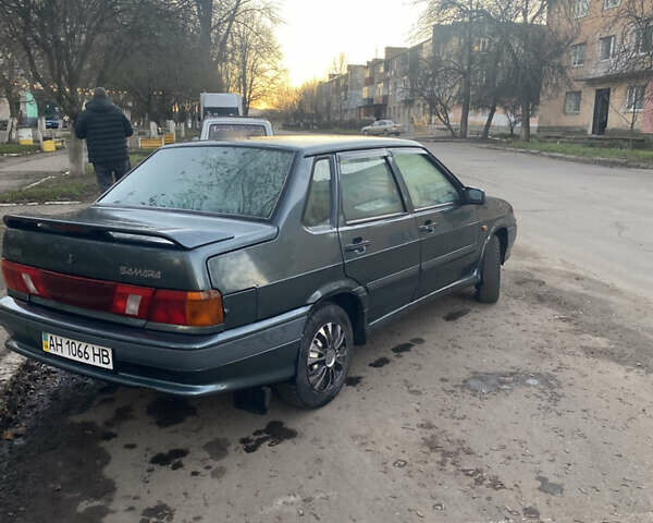 Зеленый ВАЗ 2115 Самара, объемом двигателя 0 л и пробегом 92 тыс. км за 2800 $, фото 4 на Automoto.ua