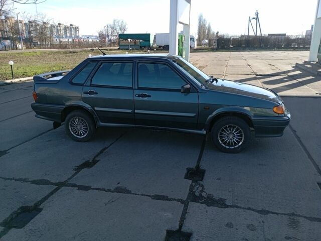 Зеленый ВАЗ 2115 Самара, объемом двигателя 1.6 л и пробегом 142 тыс. км за 2300 $, фото 3 на Automoto.ua