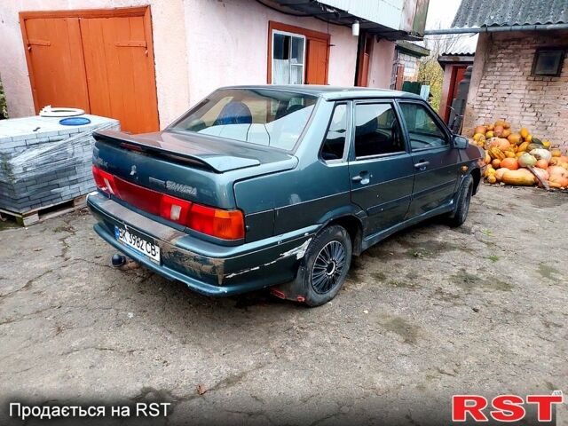 Зеленый ВАЗ 2115 Самара, объемом двигателя 1.6 л и пробегом 130 тыс. км за 2800 $, фото 4 на Automoto.ua