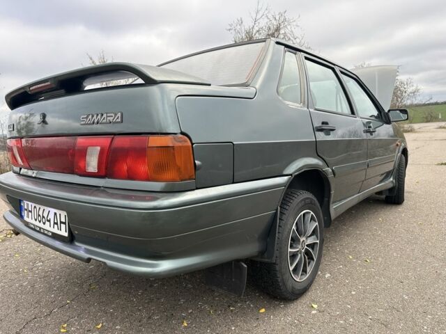 Зеленый ВАЗ 2115 Самара, объемом двигателя 1.6 л и пробегом 140 тыс. км за 2600 $, фото 5 на Automoto.ua