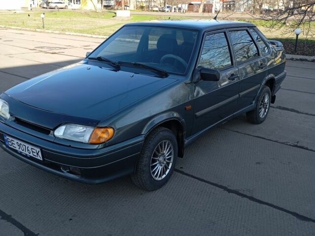 Зеленый ВАЗ 2115 Самара, объемом двигателя 1.6 л и пробегом 142 тыс. км за 2300 $, фото 1 на Automoto.ua