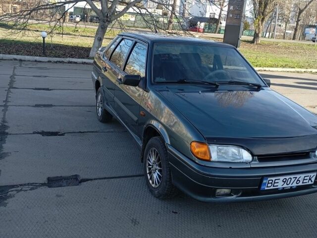 Зеленый ВАЗ 2115 Самара, объемом двигателя 1.6 л и пробегом 142 тыс. км за 2300 $, фото 2 на Automoto.ua