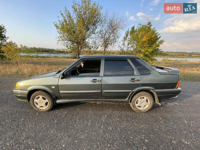 Зеленый ВАЗ 2115 Самара, объемом двигателя 1.6 л и пробегом 137 тыс. км за 2800 $, фото 1 на Automoto.ua