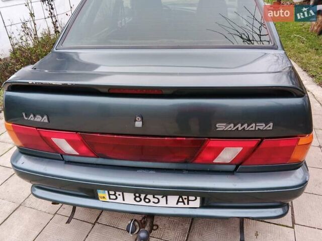 Зеленый ВАЗ 2115 Самара, объемом двигателя 1.6 л и пробегом 130 тыс. км за 1650 $, фото 5 на Automoto.ua