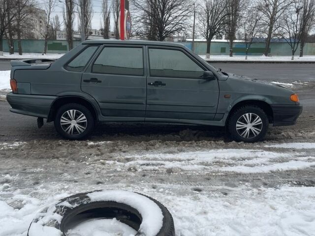 Зеленый ВАЗ 2115 Самара, объемом двигателя 1.6 л и пробегом 303 тыс. км за 1450 $, фото 3 на Automoto.ua