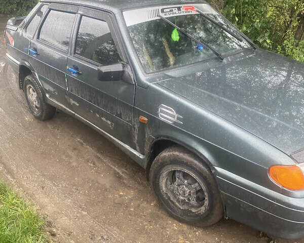 Зелений ВАЗ 2115 Самара, об'ємом двигуна 1.6 л та пробігом 125 тис. км за 3000 $, фото 1 на Automoto.ua