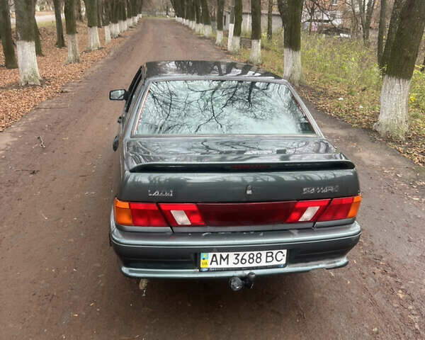 Зеленый ВАЗ 2115 Самара, объемом двигателя 1.6 л и пробегом 160 тыс. км за 2350 $, фото 3 на Automoto.ua