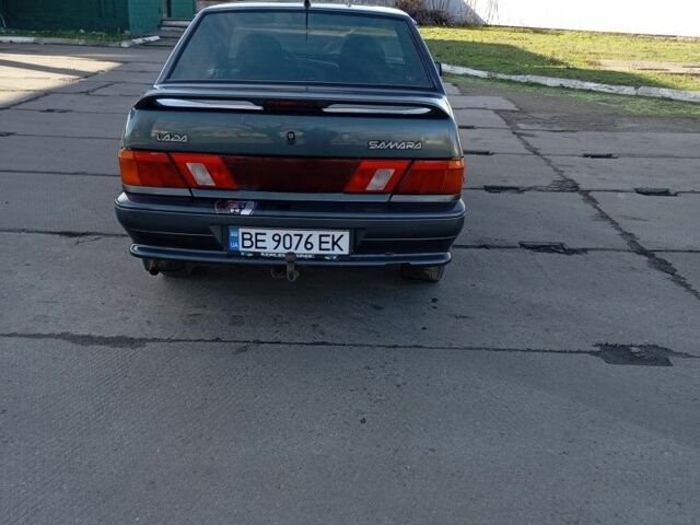 Зеленый ВАЗ 2115 Самара, объемом двигателя 1.6 л и пробегом 142 тыс. км за 2300 $, фото 5 на Automoto.ua