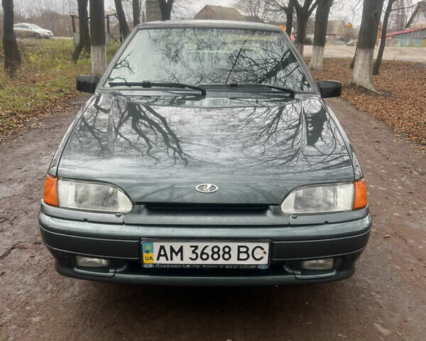 Зеленый ВАЗ 2115 Самара, объемом двигателя 1.6 л и пробегом 160 тыс. км за 2350 $, фото 1 на Automoto.ua