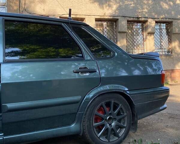 Зеленый ВАЗ 2115 Самара, объемом двигателя 1.6 л и пробегом 113 тыс. км за 3200 $, фото 13 на Automoto.ua