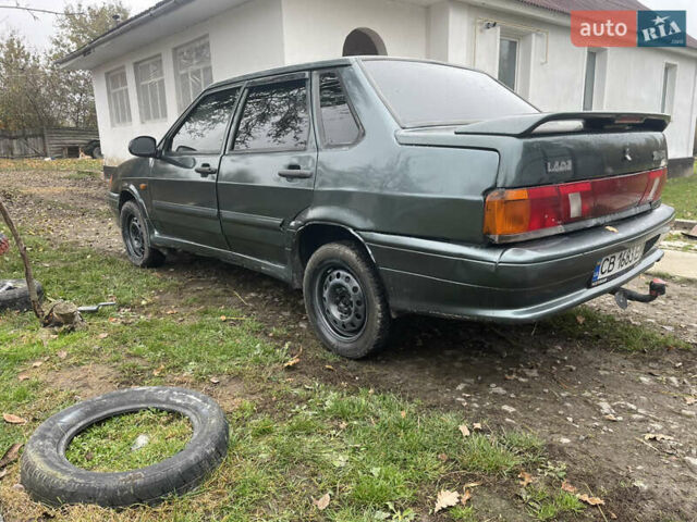 Зеленый ВАЗ 2115 Самара, объемом двигателя 1.6 л и пробегом 200 тыс. км за 1350 $, фото 5 на Automoto.ua