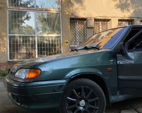 Зеленый ВАЗ 2115 Самара, объемом двигателя 1.6 л и пробегом 113 тыс. км за 3200 $, фото 12 на Automoto.ua