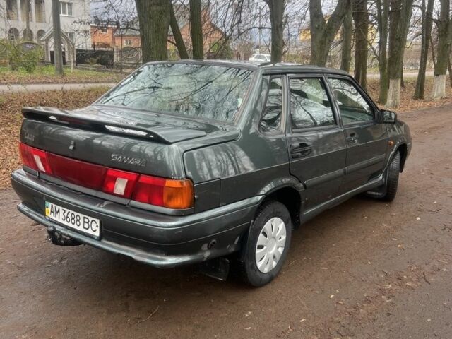 Зеленый ВАЗ 2115 Самара, объемом двигателя 1.6 л и пробегом 160 тыс. км за 2350 $, фото 2 на Automoto.ua