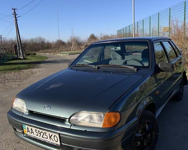 Зеленый ВАЗ 2115 Самара, объемом двигателя 1.6 л и пробегом 53 тыс. км за 3200 $, фото 1 на Automoto.ua