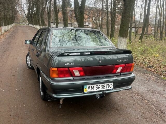 Зеленый ВАЗ 2115 Самара, объемом двигателя 1.6 л и пробегом 160 тыс. км за 2350 $, фото 3 на Automoto.ua