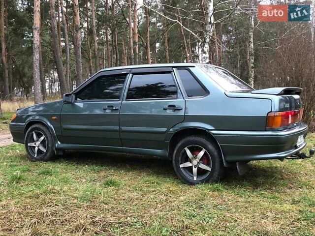 Зеленый ВАЗ 2115 Самара, объемом двигателя 1.6 л и пробегом 245 тыс. км за 2450 $, фото 8 на Automoto.ua