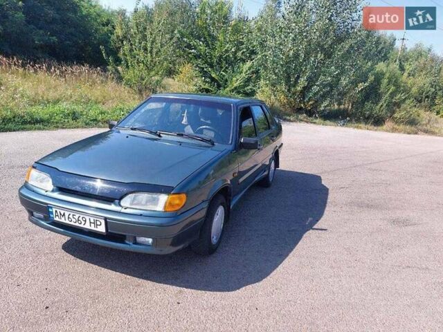 Зеленый ВАЗ 2115 Самара, объемом двигателя 1.6 л и пробегом 920 тыс. км за 3100 $, фото 2 на Automoto.ua