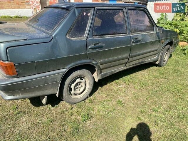 Зеленый ВАЗ 2115 Самара, объемом двигателя 1.6 л и пробегом 160 тыс. км за 1600 $, фото 1 на Automoto.ua