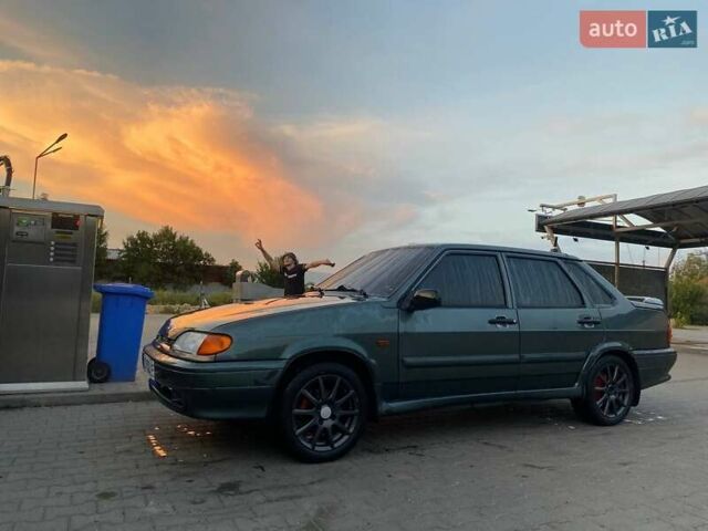 Зеленый ВАЗ 2115 Самара, объемом двигателя 1.6 л и пробегом 113 тыс. км за 3200 $, фото 5 на Automoto.ua