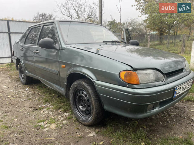 Зеленый ВАЗ 2115 Самара, объемом двигателя 1.6 л и пробегом 200 тыс. км за 1350 $, фото 3 на Automoto.ua