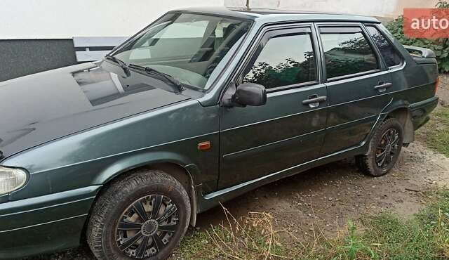 Зеленый ВАЗ 2115 Самара, объемом двигателя 1.6 л и пробегом 108 тыс. км за 3000 $, фото 2 на Automoto.ua