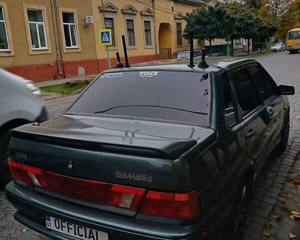 Зеленый ВАЗ 2115 Самара, объемом двигателя 1.6 л и пробегом 113 тыс. км за 3200 $, фото 1 на Automoto.ua