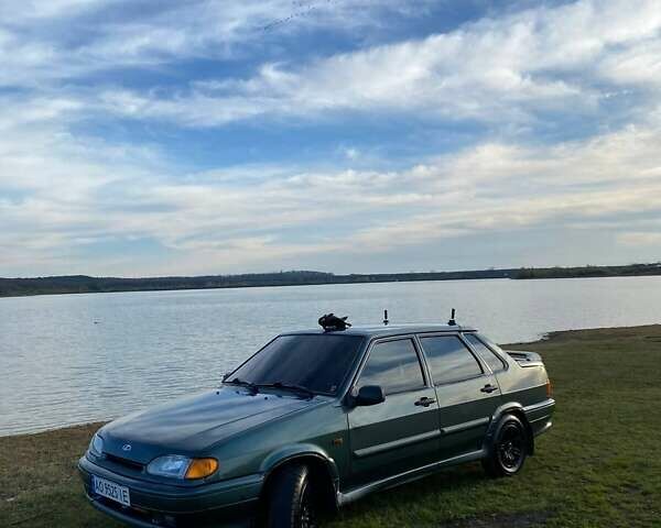 Зеленый ВАЗ 2115 Самара, объемом двигателя 1.6 л и пробегом 113 тыс. км за 3200 $, фото 16 на Automoto.ua