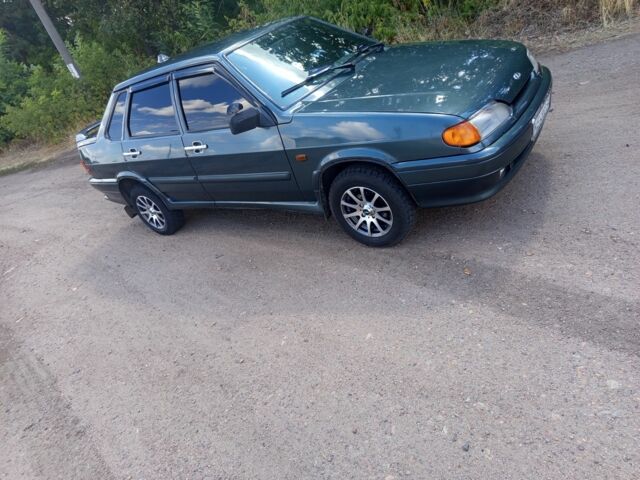 Зеленый ВАЗ 2115 Самара, объемом двигателя 2 л и пробегом 86 тыс. км за 3200 $, фото 2 на Automoto.ua