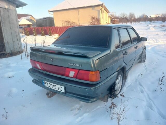 Зелений ВАЗ 2115 Самара, об'ємом двигуна 1.6 л та пробігом 269 тис. км за 1299 $, фото 4 на Automoto.ua