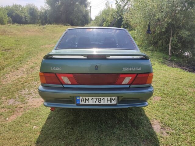 Зелений ВАЗ 2115 Самара, об'ємом двигуна 1.6 л та пробігом 300 тис. км за 2400 $, фото 5 на Automoto.ua