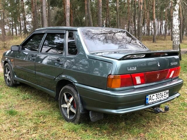 Зеленый ВАЗ 2115 Самара, объемом двигателя 1.6 л и пробегом 245 тыс. км за 2450 $, фото 8 на Automoto.ua