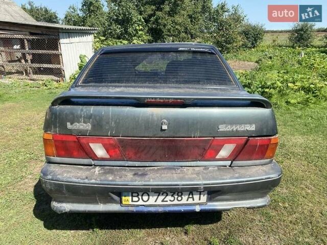 Зеленый ВАЗ 2115 Самара, объемом двигателя 1.6 л и пробегом 160 тыс. км за 1600 $, фото 11 на Automoto.ua