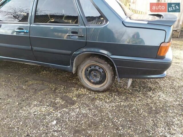 Зеленый ВАЗ 2115 Самара, объемом двигателя 1.6 л и пробегом 150 тыс. км за 1650 $, фото 1 на Automoto.ua