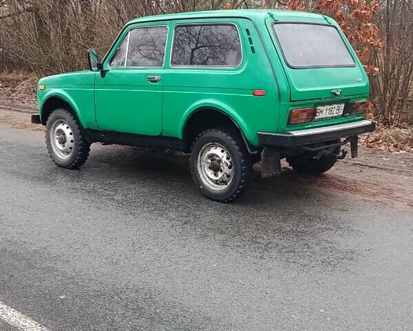 Зеленый ВАЗ 2121 Нива, объемом двигателя 1.57 л и пробегом 90 тыс. км за 1700 $, фото 1 на Automoto.ua