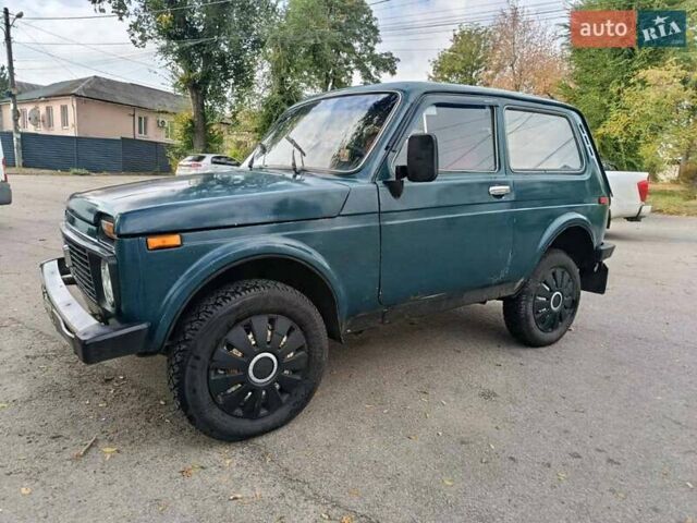 Зеленый ВАЗ 2121 Нива, объемом двигателя 1.6 л и пробегом 222 тыс. км за 750 $, фото 2 на Automoto.ua