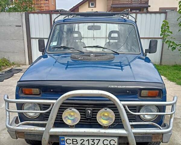 Синий ВАЗ 21214, объемом двигателя 1.69 л и пробегом 175 тыс. км за 3300 $, фото 1 на Automoto.ua