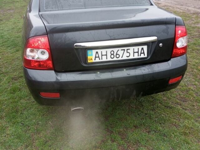 Черный ВАЗ 2170 Priora, объемом двигателя 1.6 л и пробегом 173 тыс. км за 2500 $, фото 3 на Automoto.ua